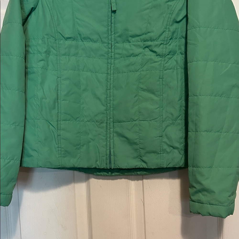 Athletic Works Lightweight Green Puffer Jacket Si… - image 3